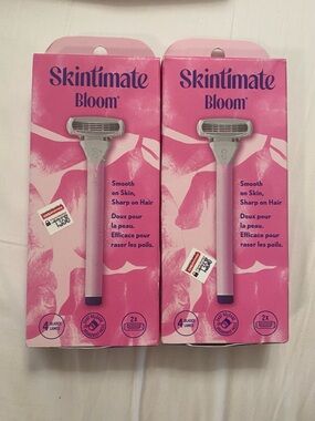 Skintimate Bloom Pink Disposable Razors - Pack of 2